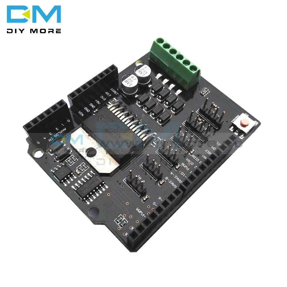 Arduino 2A H-Bridge Dual Channel DC Motor Driver Shield Module L298NH ...