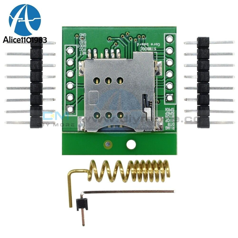 Sim800C Gsm Gprs Module Stm32 Microcontroller 51 Equipped High Tts Micro Sim Card Holder Small Size