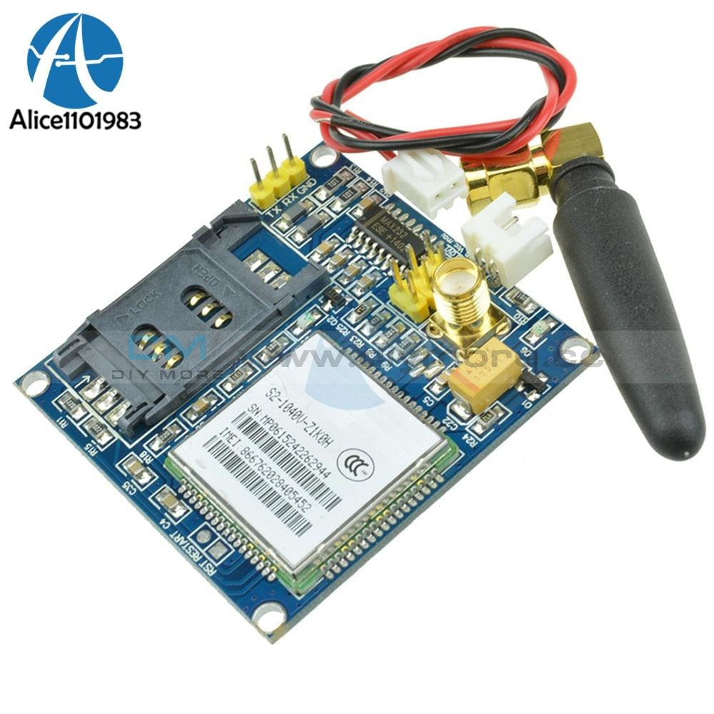 Sim900A 1800/1900 Mhz Wireless Extension Module Gsm Gprs Board + Antenna Sma And Ipx Smf05C Esd Chip