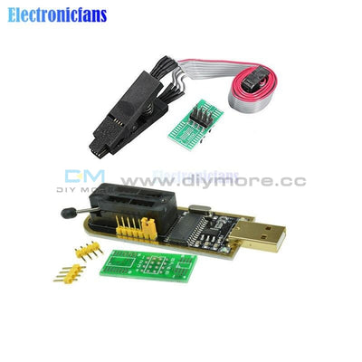 Soic8 Sop8 Test Clip For Eeprom 93Cxx / 25Cxx 24Cxx + Ch341A 24 25 Series Flash Bios Usb Programmer