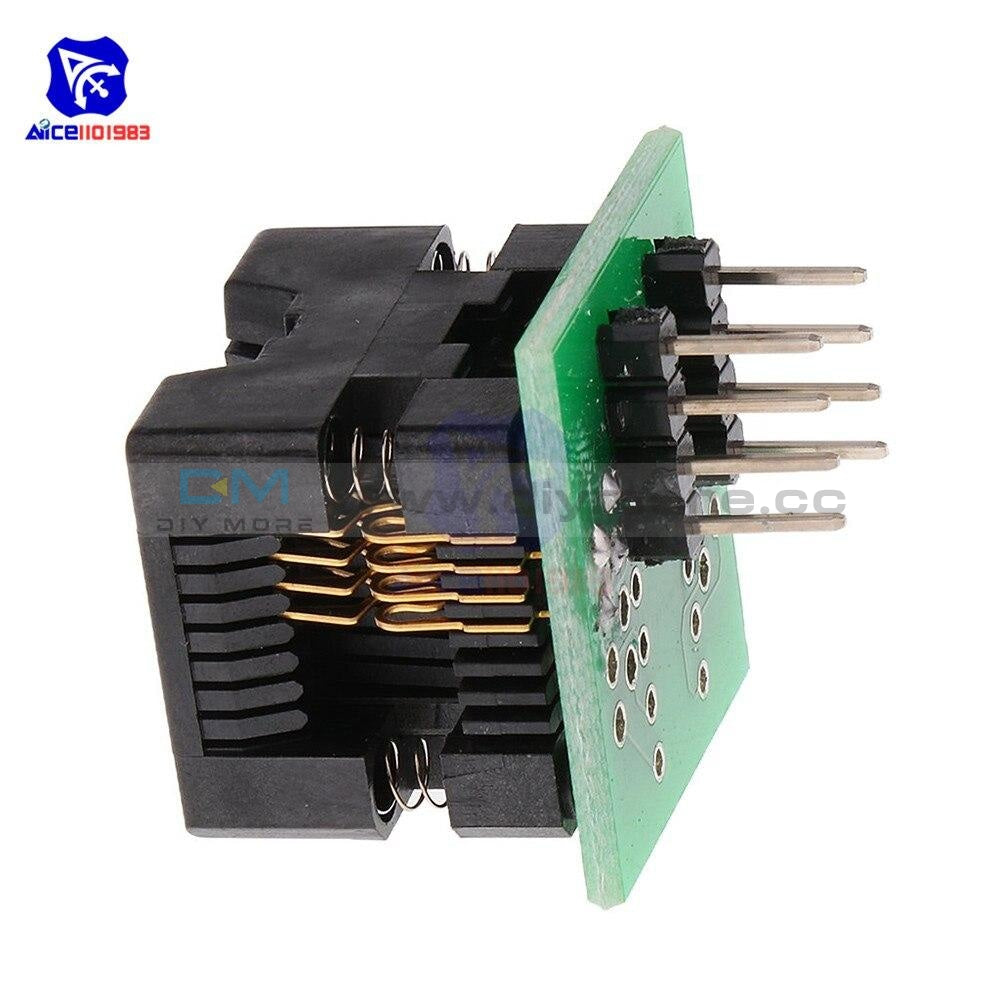 HiLetgo 2pcs Adaptateur SOIC8 SOP8 To DIP8 EZ Programmer Socket Converter 150mil