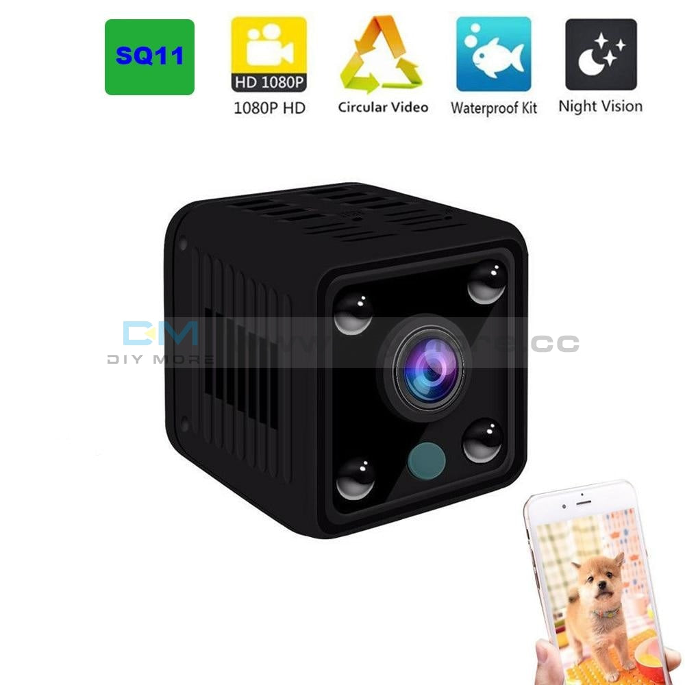 SQ11 Mini Camera Wireless Home Security Dvr HD 1080P Mini Camera Camco –  diymore