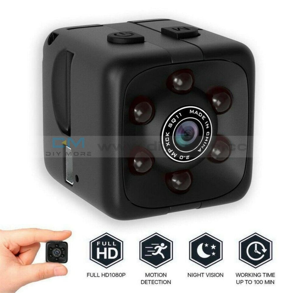 SQ11 Mini Camera Wireless Home Security Dvr HD 1080P Mini Camera Camco –  diymore