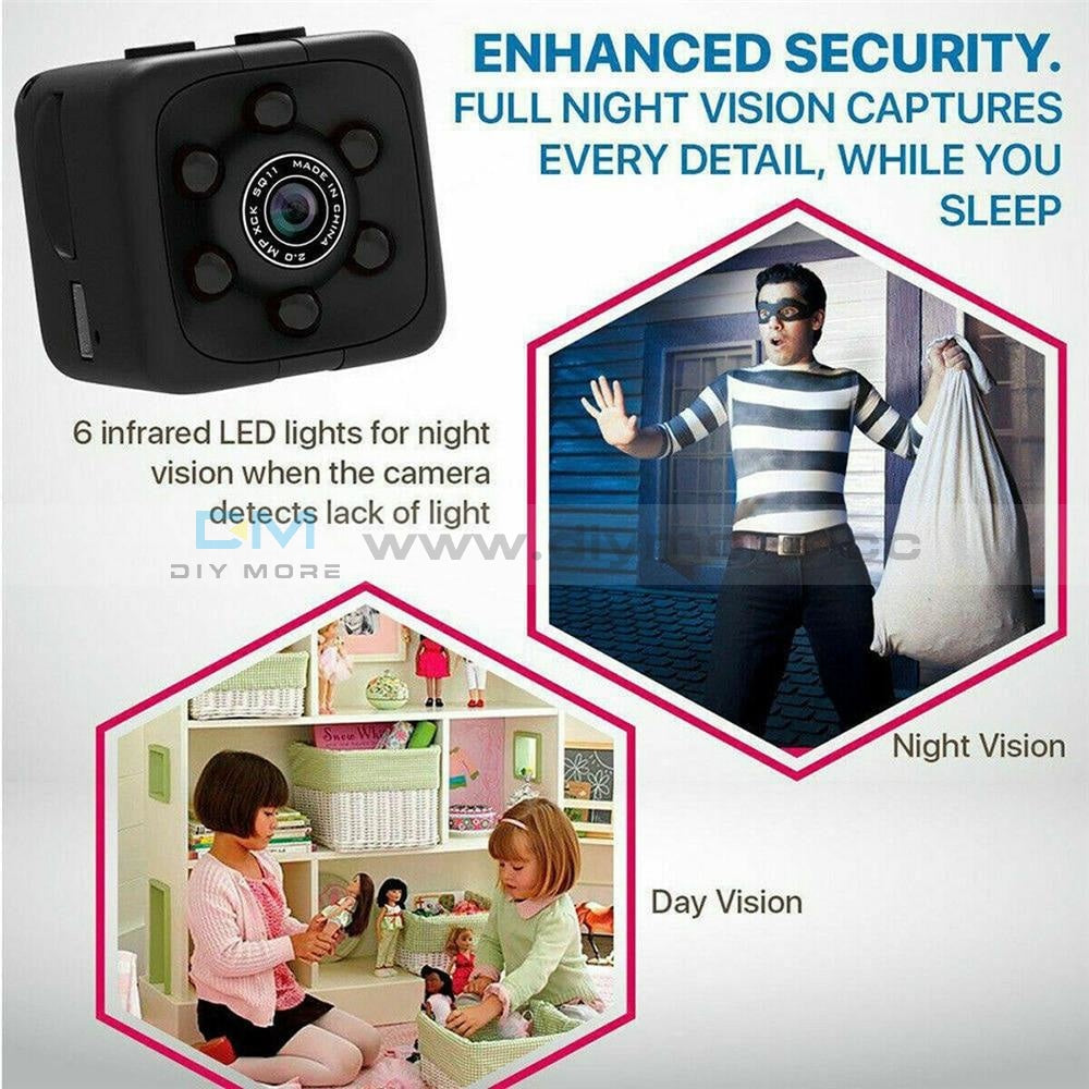 Sq11 Mini Camera Wireless Home Security Dvr Hd 1080P Camcorder Car Dvr Video Recorder Sport Digital