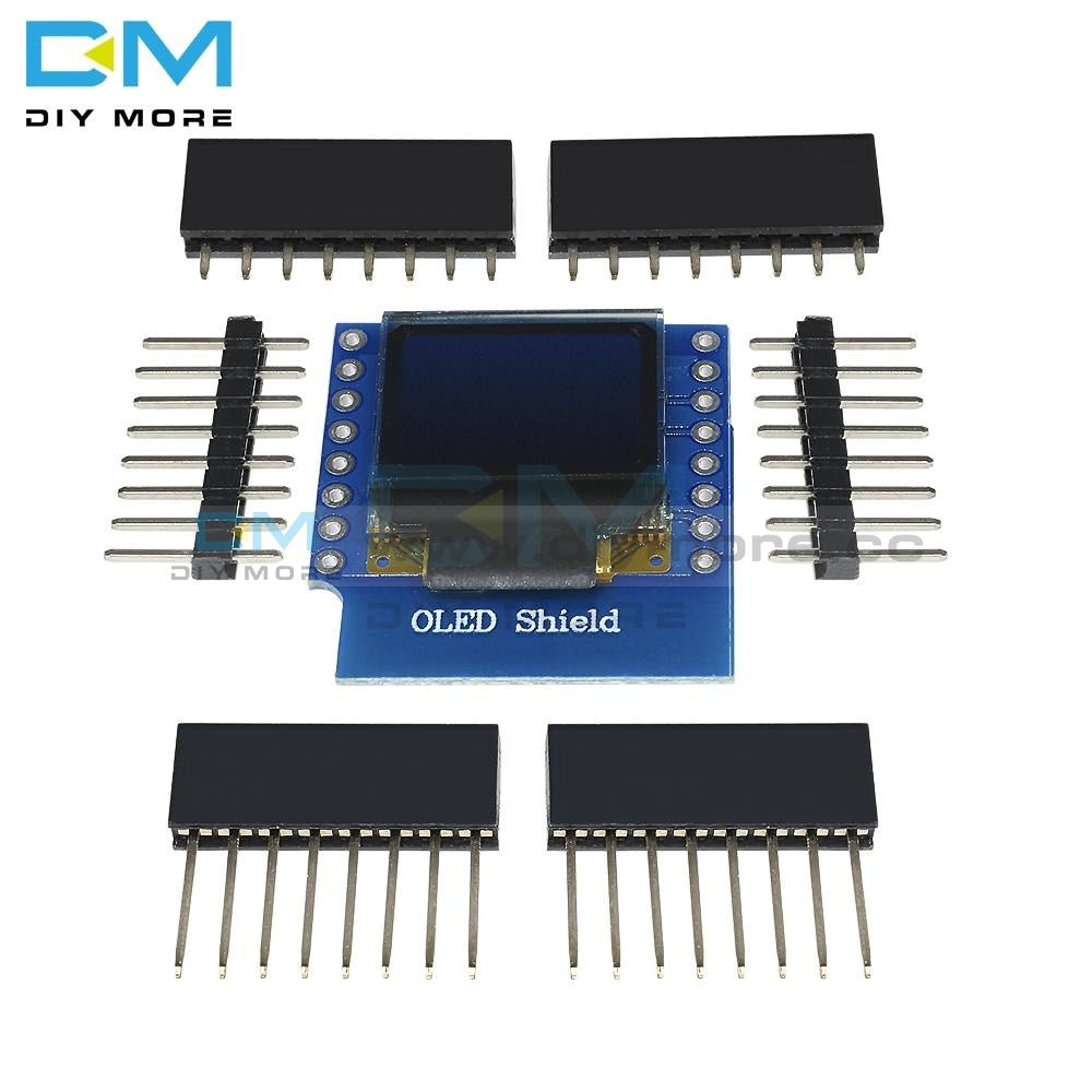 Ssd1306 Oled Shield For Wemos D1 Mini Iic I2C Iot 0.66 Inch 64X48 Arduino Compatible Module 3.3V