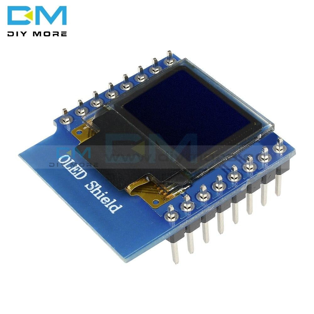 Ssd1306 Oled Shield For Wemos D1 Mini Iic I2C Iot 0.66 Inch 64X48 Arduino Compatible Module 3.3V
