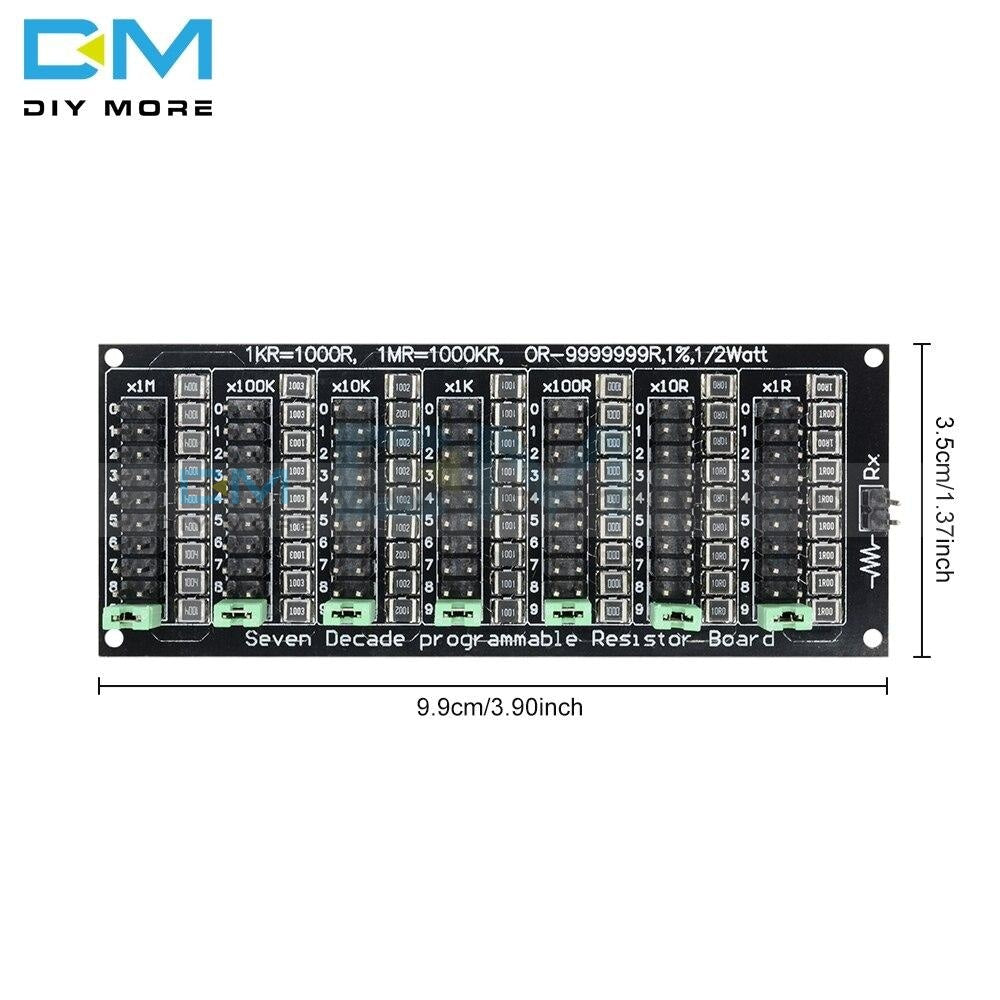 Seven Decade Programmable Resistor Resistance Board Module 1R 9999999R ...