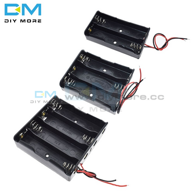 18650 Plastic Battery Holder With Lead Wire 2/3/4 Slot 2 Slot Protection Board