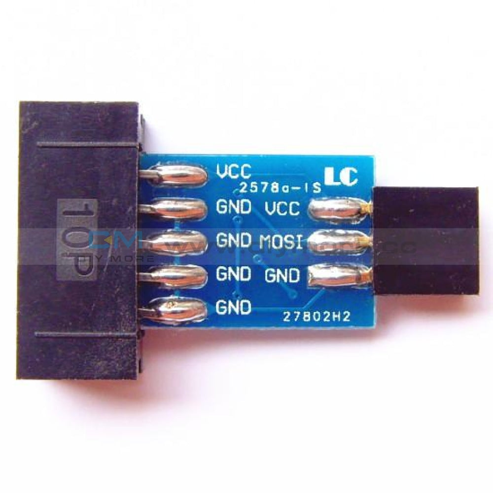 10 Pin Convert to Standard 6 Pin Adapter Board ATMEL AVRISP USBASP ...