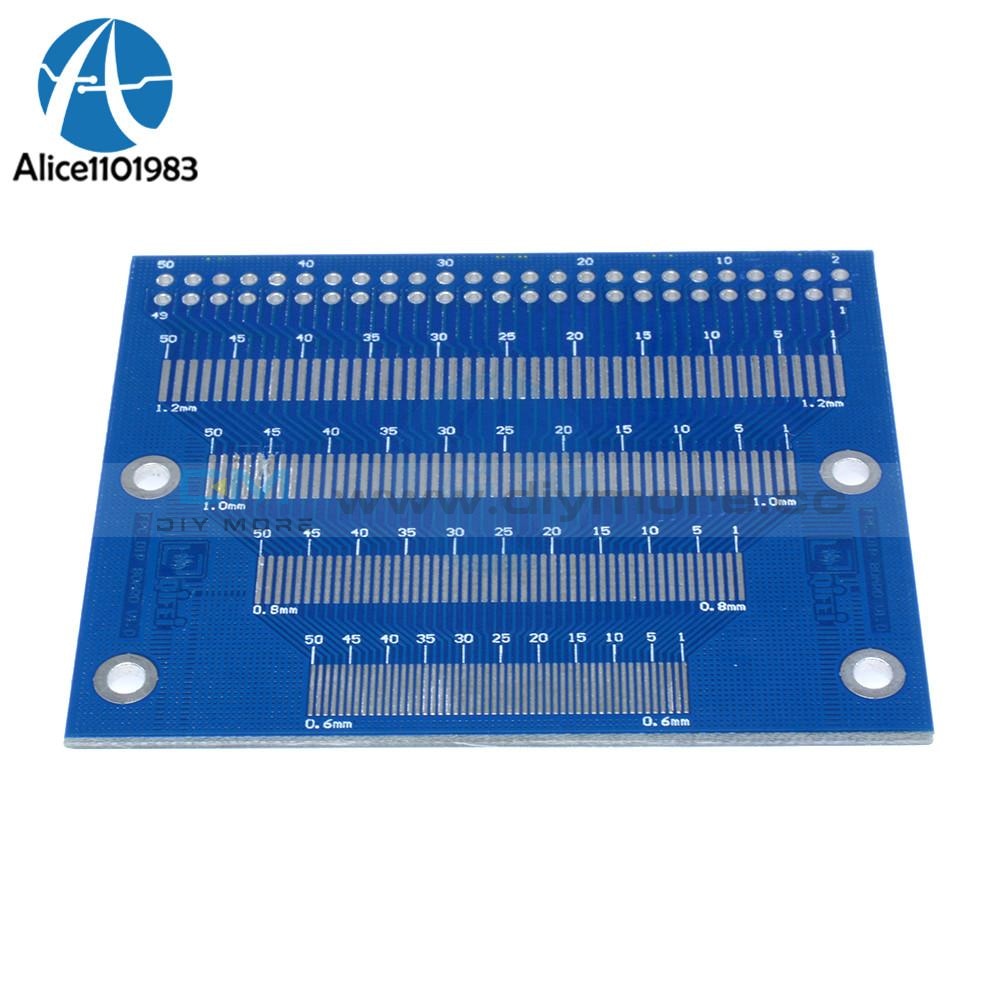 Tft Lcd Smd To Dip Adapter Board 0.5Mm 1.2Mm Pin Pitch Pcb Fpc 2.0 3.5 Inch Adapter Board Integrated