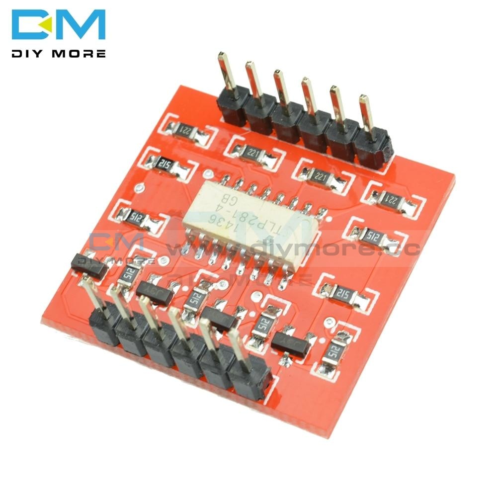Tlp281 4 Channel 4Ch Opto Isolator Optoisolator Expansion Board Module For Arduino High And Low