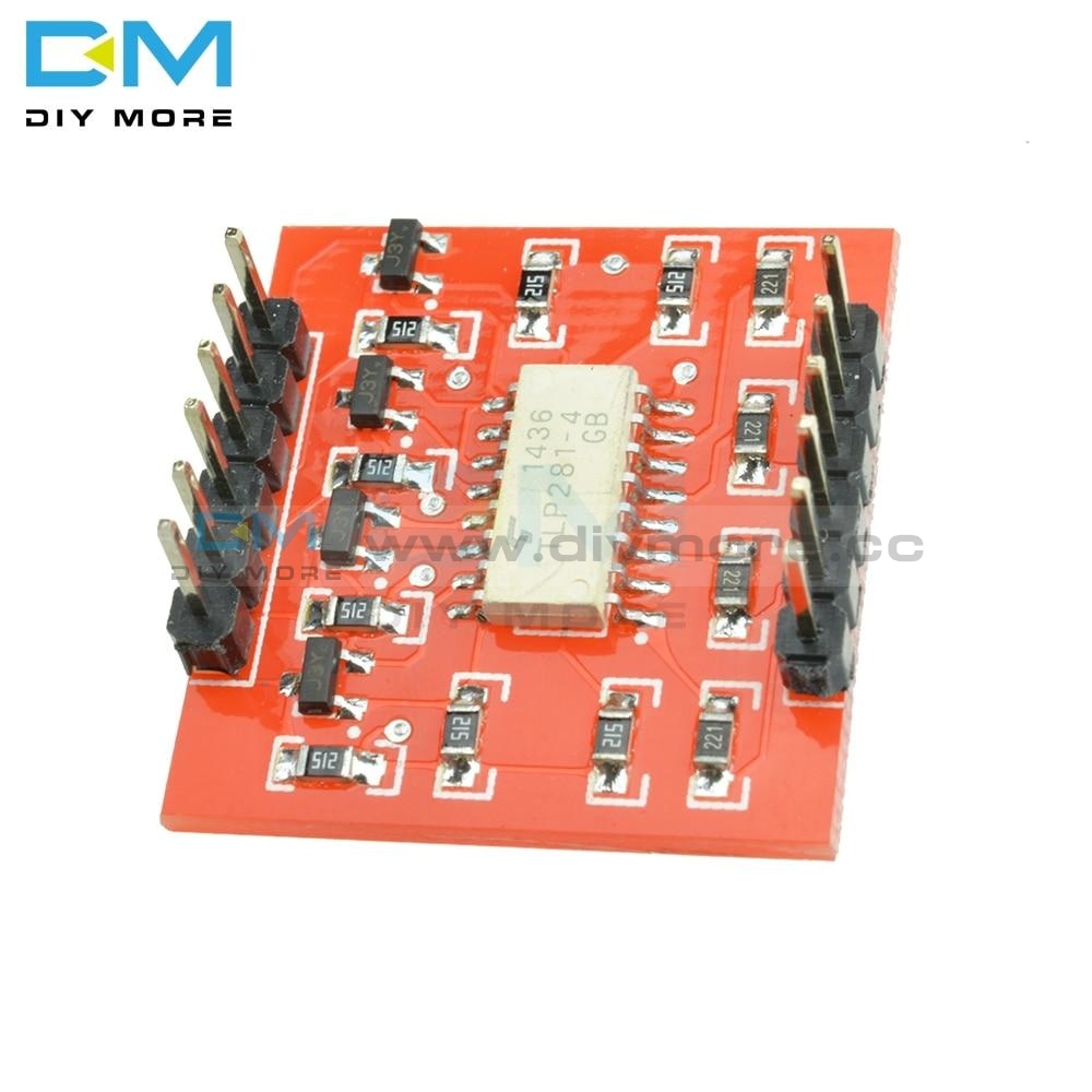 Tlp281 4 Channel 4Ch Opto Isolator Optoisolator Expansion Board Module For Arduino High And Low