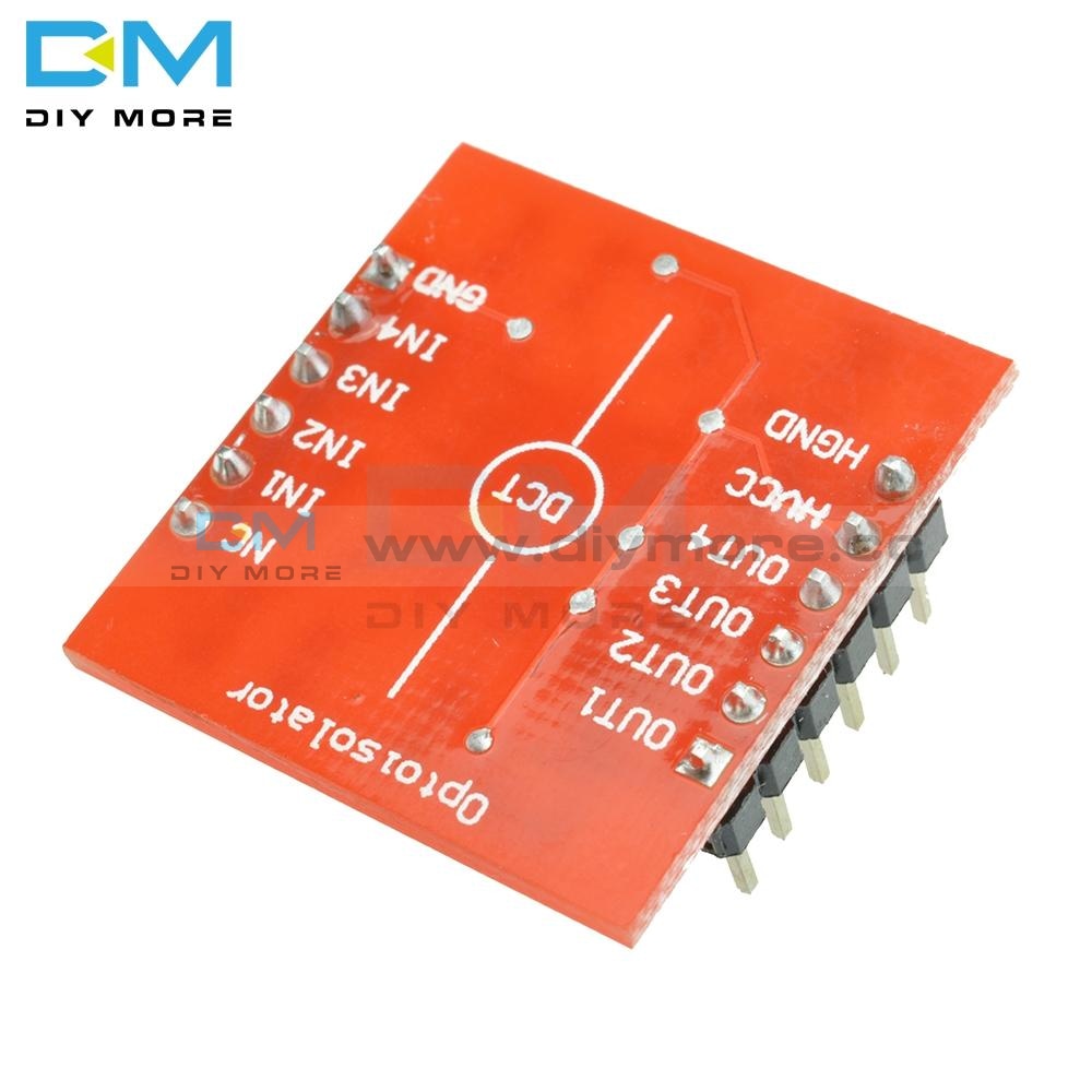 Tlp281 4 Channel 4Ch Opto Isolator Optoisolator Expansion Board Module For Arduino High And Low
