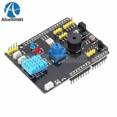 Uno R3 Dht11 Lm35 Temperature Humidity Sensor Rgb Led Ir Receiver Multifunction Expansion Board