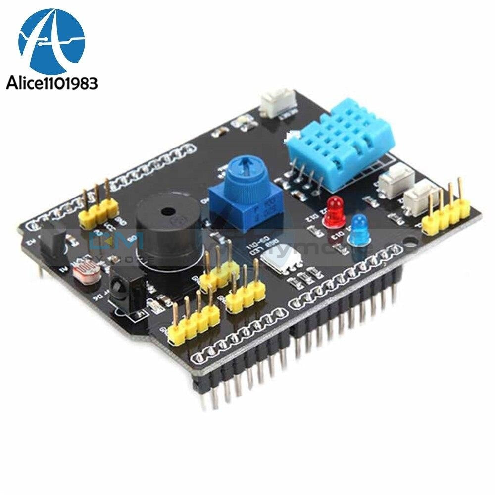 Uno R3 Dht11 Lm35 Temperature Humidity Sensor Rgb Led Ir Receiver Multifunction Expansion Board