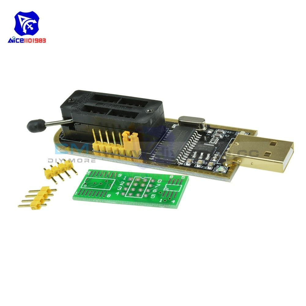Flash Writer Module USB Programmer CH341A Series 24 EEPROM Writer 25 SPI Flash BIOS Board ...