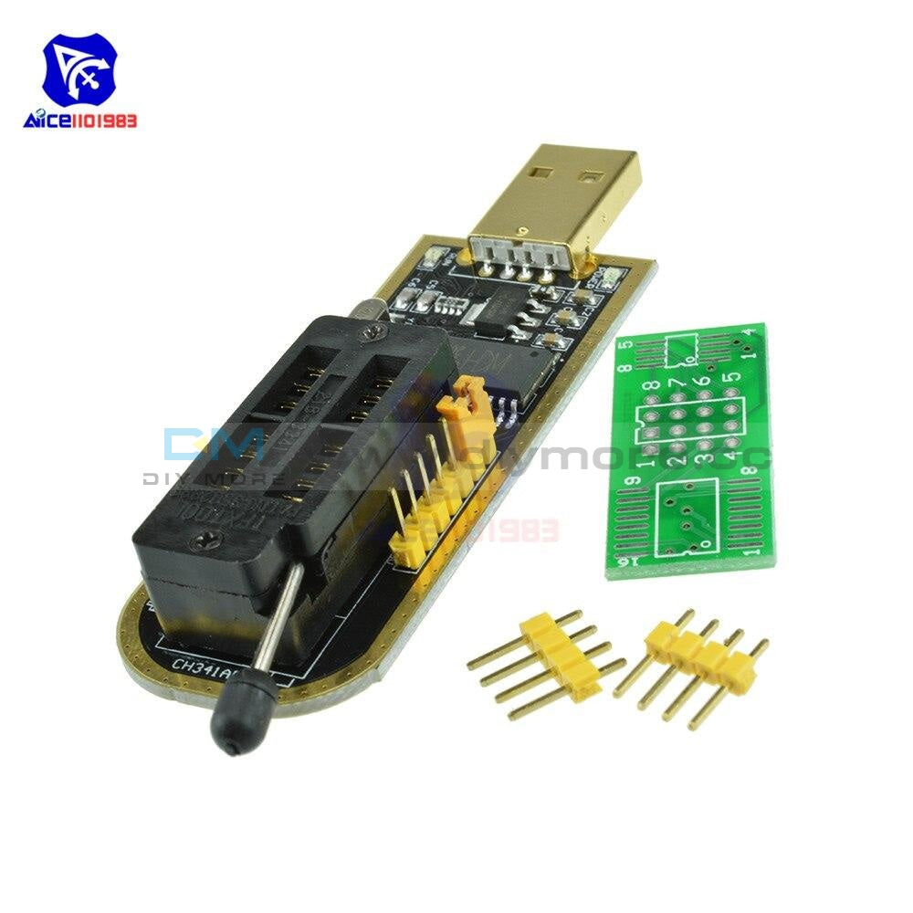 Flash Writer Module USB Programmer CH341A Series 24 EEPROM Writer 25 SPI Flash BIOS Board ...