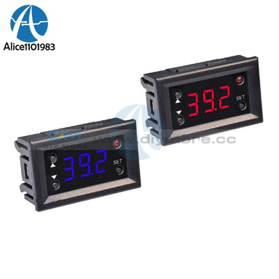 W1218 Digital Thermostat Temperature Controller Regulator For Incubator Termostat With Ntc Probe Red