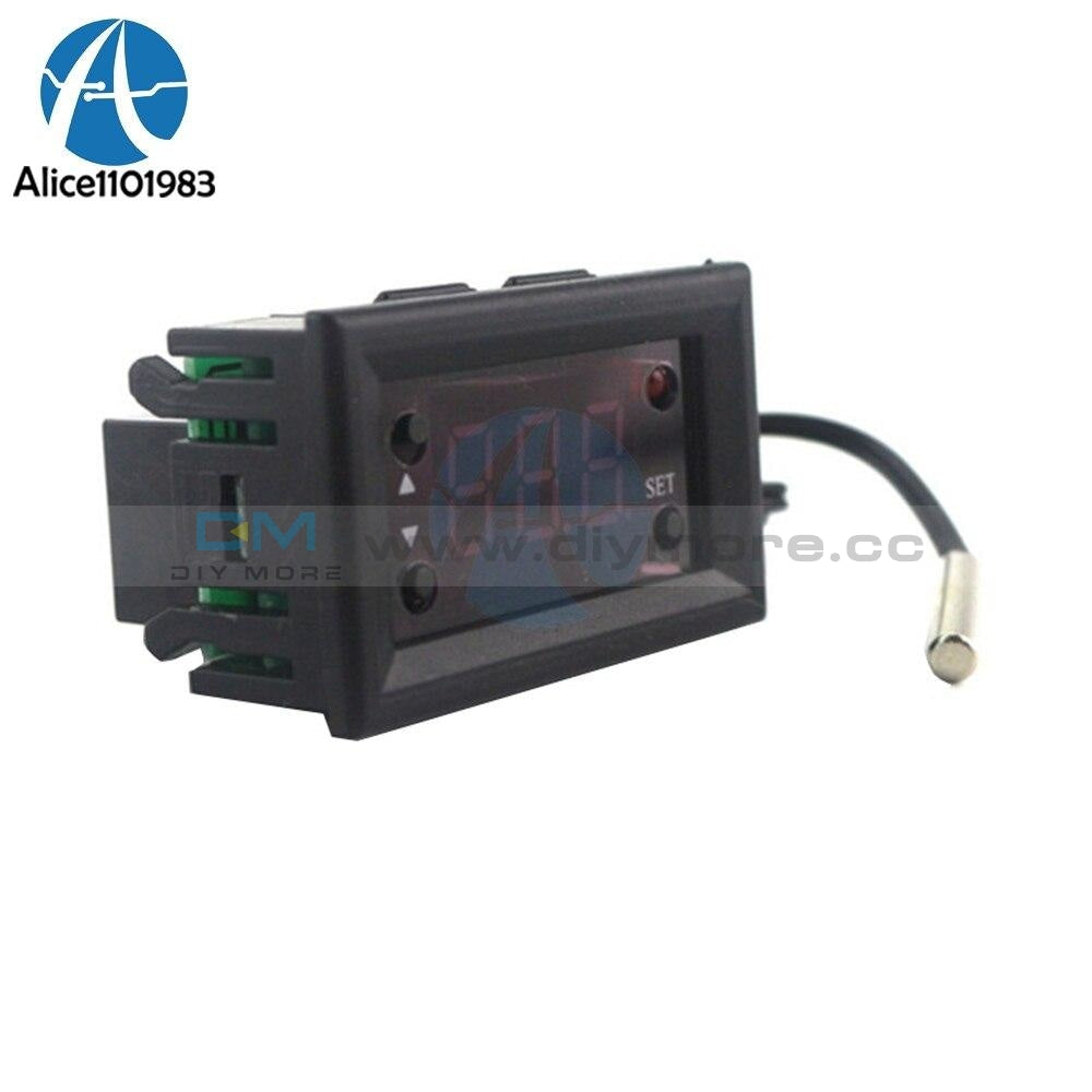 W1218 Digital Thermostat Temperature Controller Regulator For Incubator Termostat With Ntc Probe Red