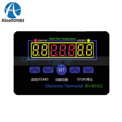 W1411 Dc 12V Xh Digital Lcd Temperaturregler Thermostat Control Switch Controller Schalter Sensor