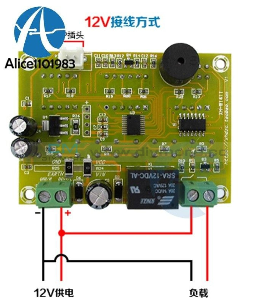 W1411 Dc 12V Xh Digital Lcd Temperaturregler Thermostat Control Switch Controller Schalter Sensor