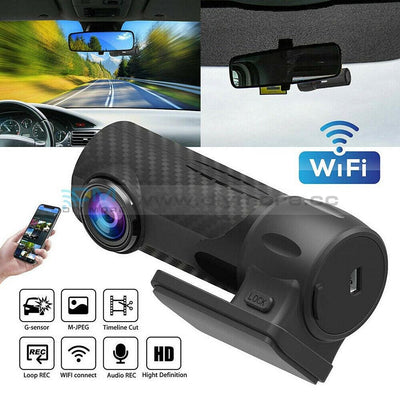 Wifi Hidden Car Dvr Camera Full Hd 1080P Video Recorder Dash Cam Night Vision 170 Degree Wide Angle