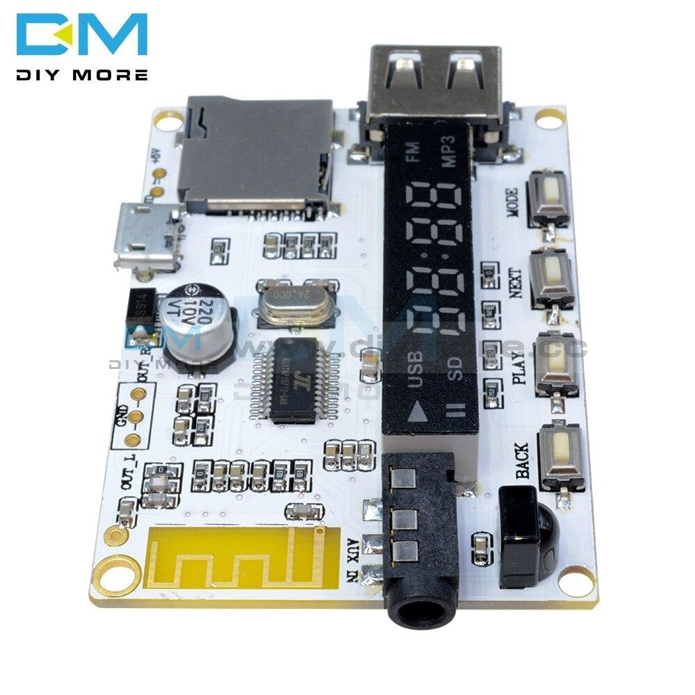 Wireless Led Digital Bluetooth Decoder Board Audio Sound Module With Infrared Remote Controller For