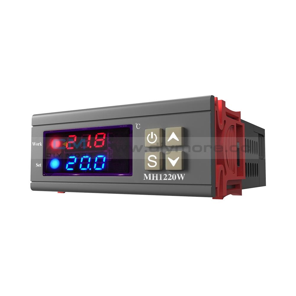 Mini Digital Temperaturregler 220V 10A LCD Display Thermostat EU Stecker  0.1℃ DE
