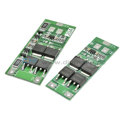 2S 10A 20A 7.4V 8.4V 18650 Polymer Lithium Battery Protection Bms Board Standard Balance Module Diy