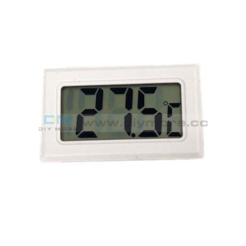 Mini Embedded Led Digital Black Thermometer Temperature Aquarium Heating Cooling White Thermostat