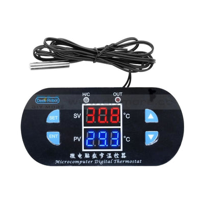 Dk-W1308 Led Digital Temperature Controller 12V 10A Thermostat Regulator Dual Display Heater Cooler