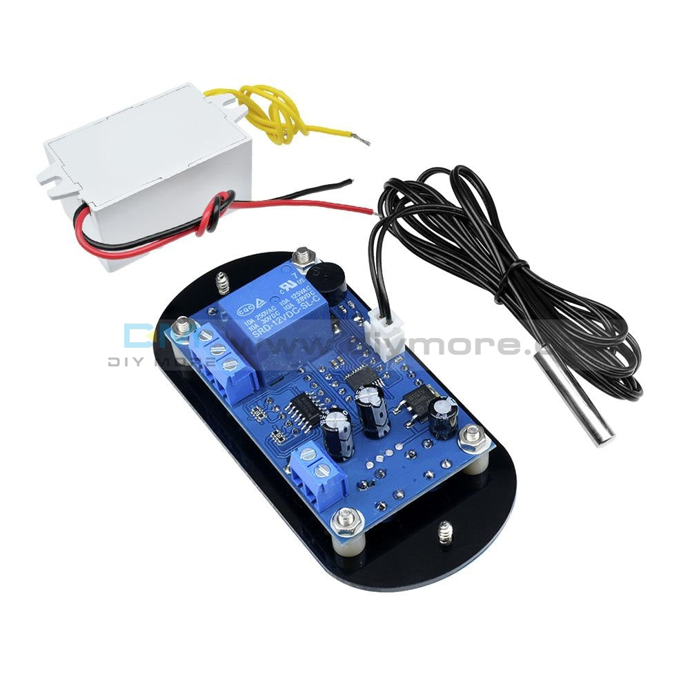 W1308 110V 220V 10A Digital Red+Blue Led Display Thermostat Alarm Controller