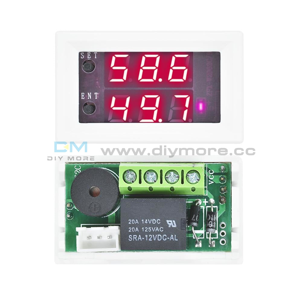 Humidity Control Module 10A DC 12V Dual Display Intelligent Digital Humidity Controller Red+Bl ...