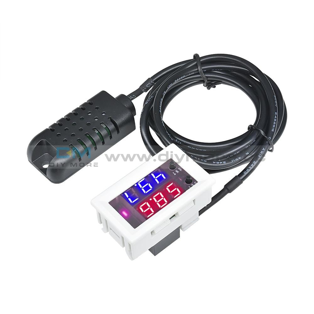 10A Dc 12V Dual Display Intelligent Digital Humidity Controller Red+Blue/ Red+Red Red+Blue
