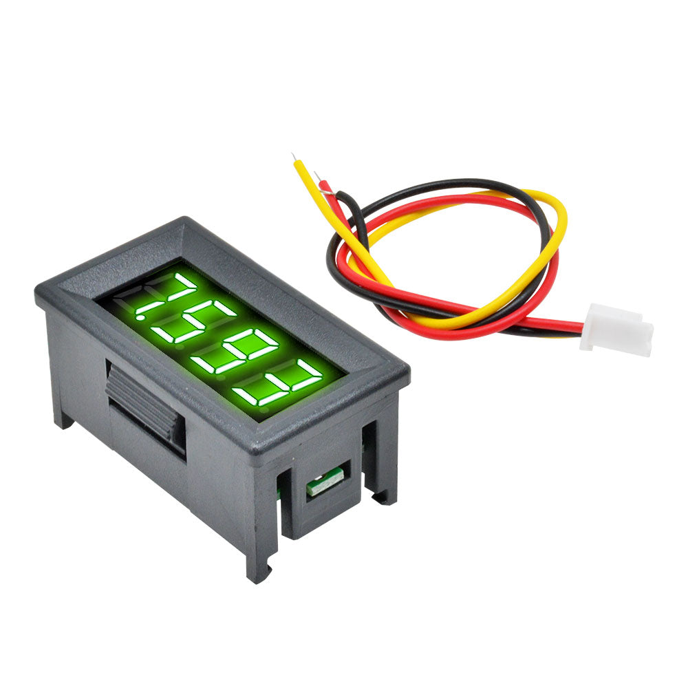 0.36inch LED Display Three-wire 4-30V DC Voltmeter Voltage Meter Panel