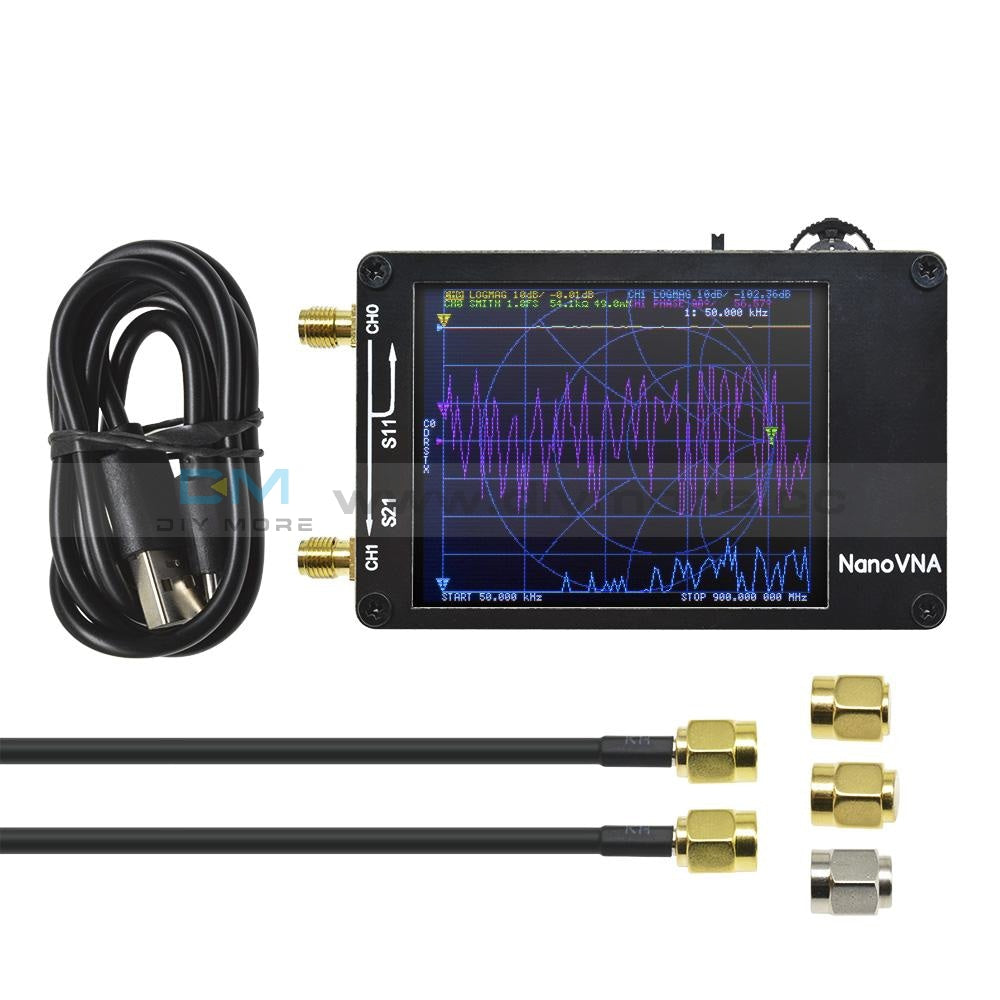 Vna Kit 50KHz-900MHz Vector Network Antenna Analyzer NanoVNA UHF HF VNA VHF UV ...