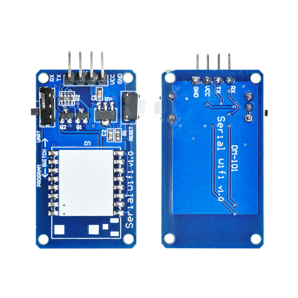 Serial Wifi Transceiver Adatper Board ESP8266 UART ESP-07 V1.0 3.3/5V Compatible