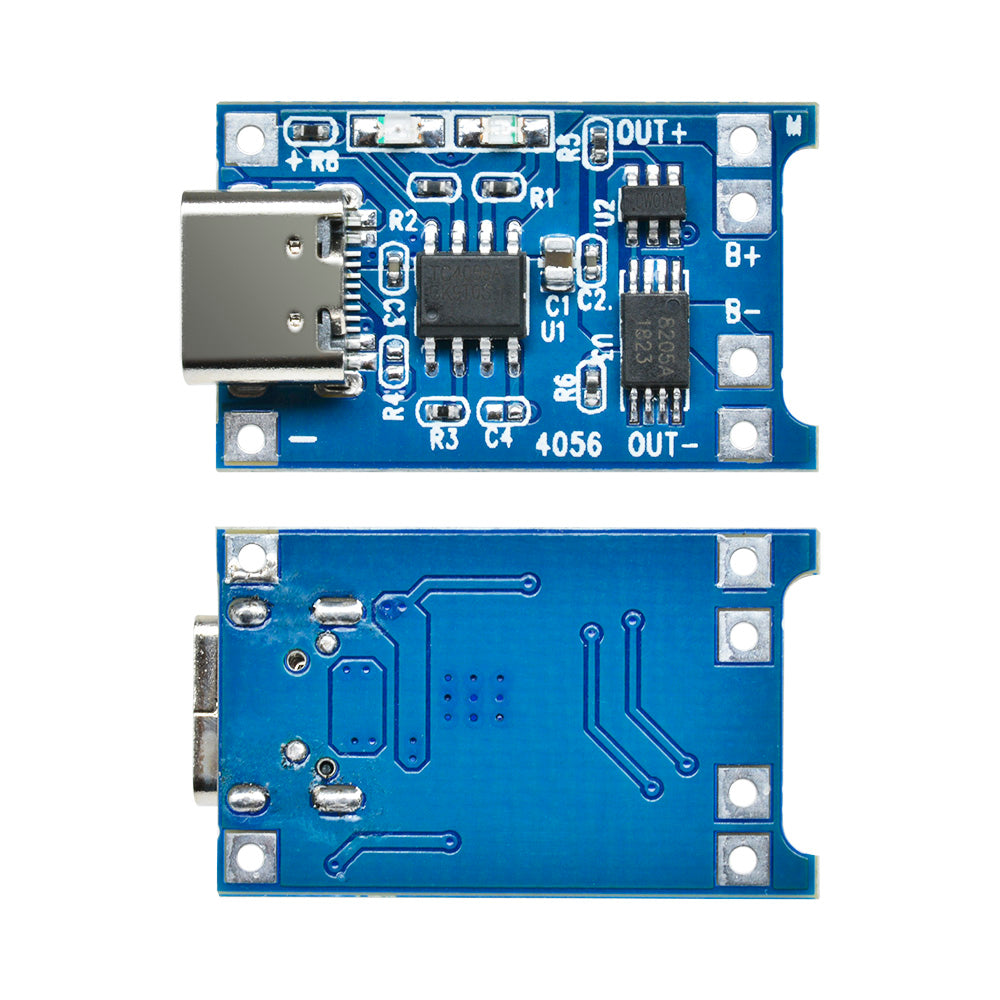 Type-C/Micro USB 5V 1A 18650 TC4056A Lithium Battery Charger Charging Board