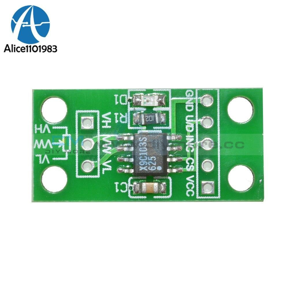 X9C103S Digital Potentiometer Board Module For Arduino Dc 3V 5V 10K Span Potentiometer Diy Kit
