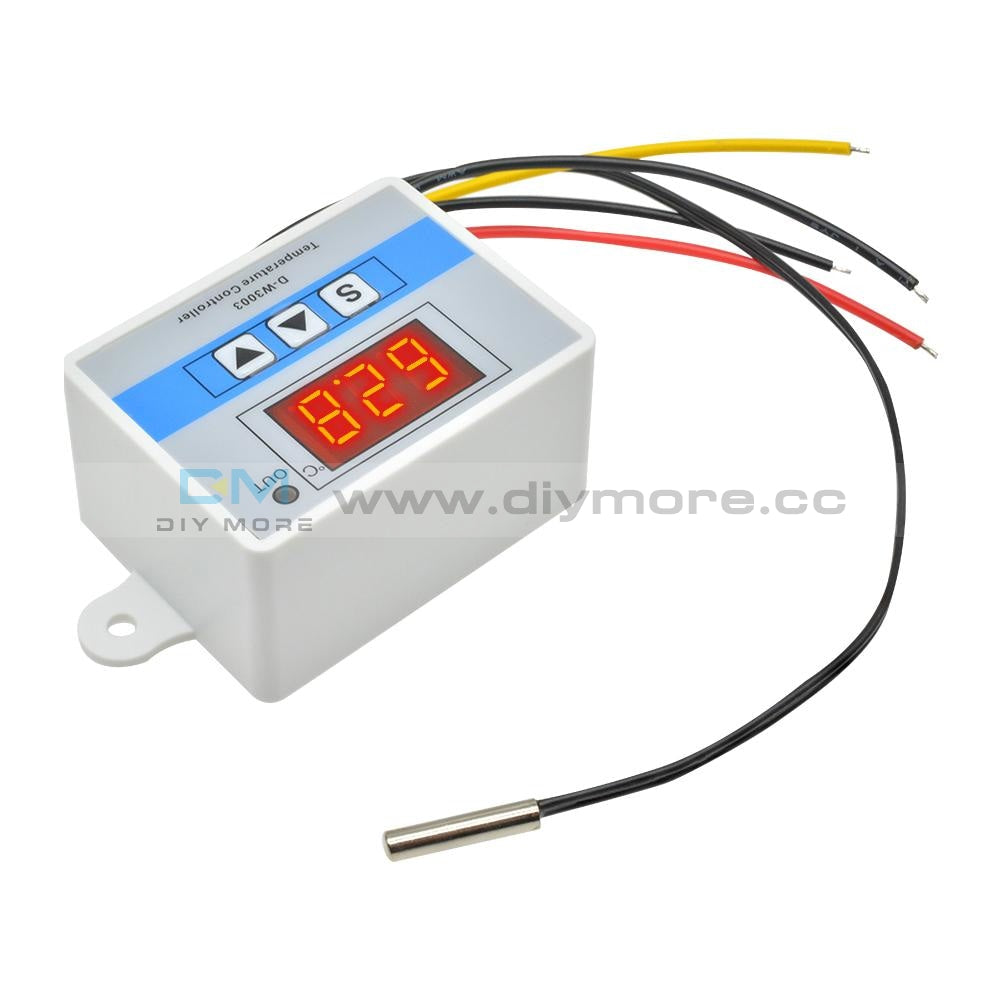 W3003 Dc 12V Led Digital Temperature Controller Thermostat For Incubator Box Thermoregulator Heating