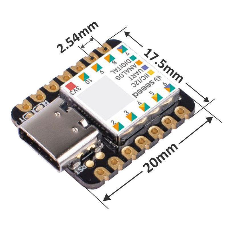 Nano SAMD21 48MHZ Cortex M0+ USB Type-c SPI Micro-Controller Board For Arduino