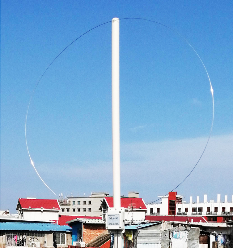 MLA-30 + (plus) 0,5-30MHz anillo antena receptora activa bajo ruido onda corta SDR Loop antena de Radio de onda corta