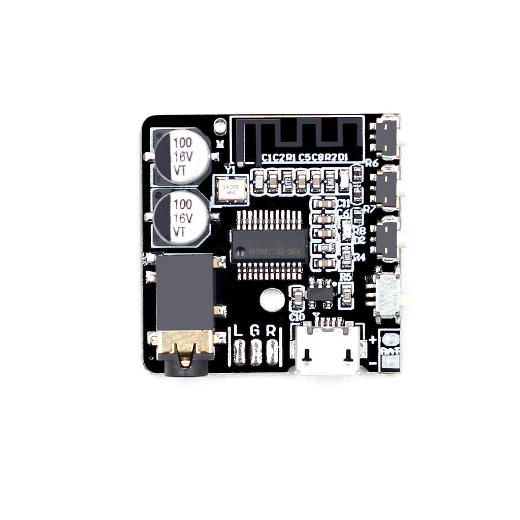 VHM-314 Amplifier Board 3.7-5V MP3 Bluetooth 5.0 Audio Decoder Module w/ Button
