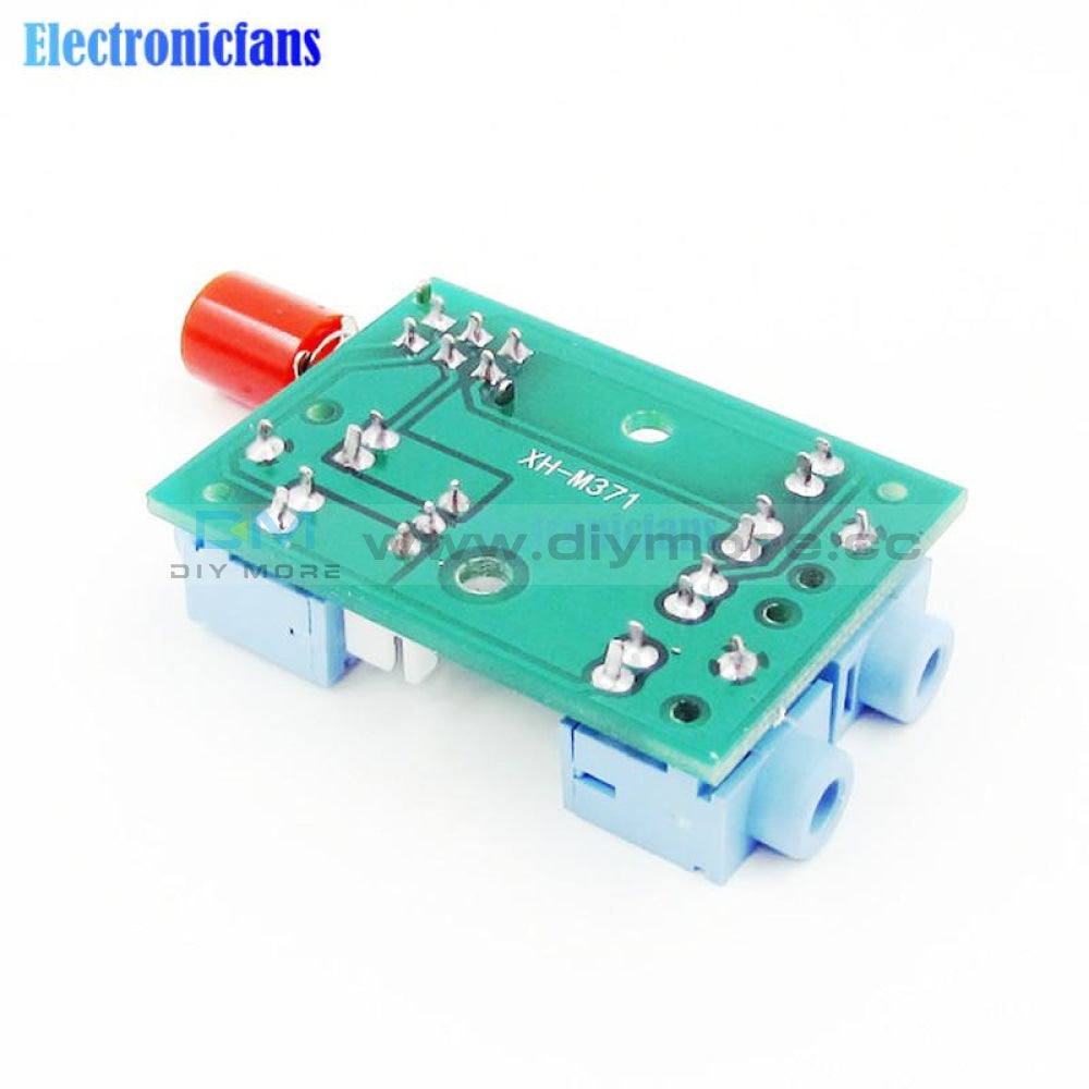 Xh M371 3.5 Audio Signal Switch Module 2 Input And 1 Output Socket Board Press The Key To Switch For