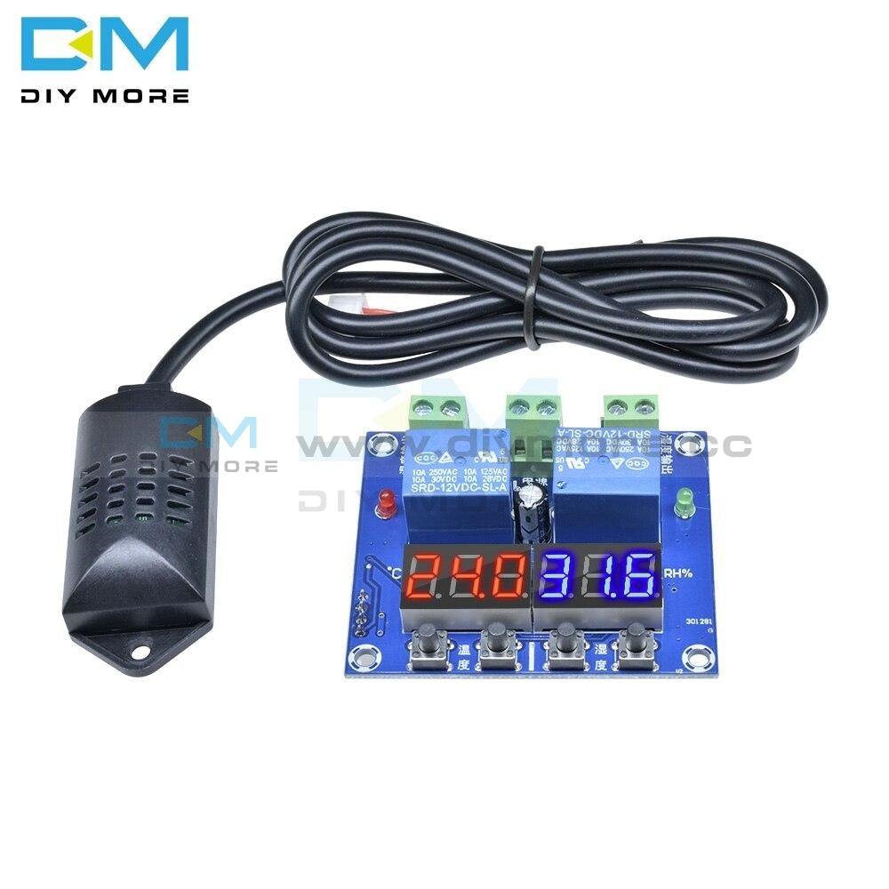 Xh M452 Dc 12V Led Digital Display Temperature Humidity Thermostat Controller Board Module