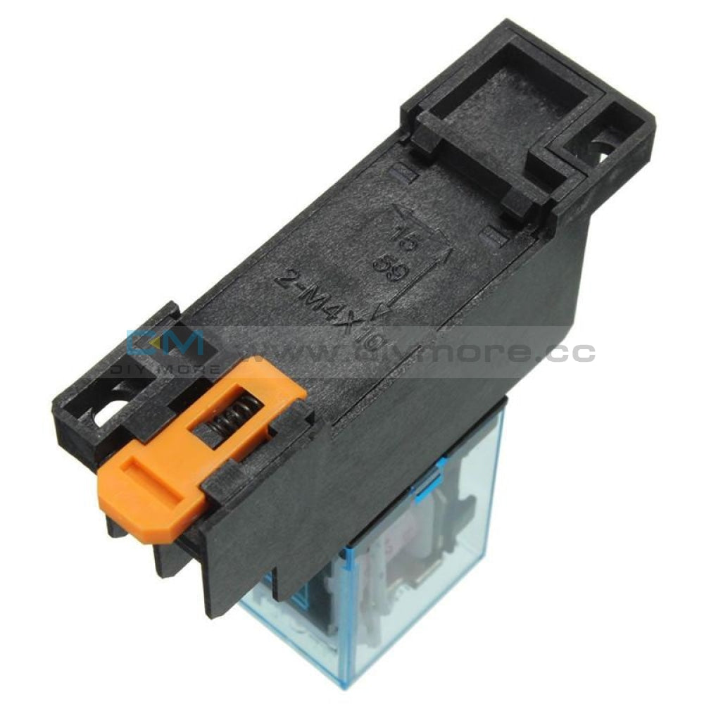 12V Dc Coil Power Relay Ly2Nj Dpdt 8 Pin Hh62P Jqx-13F With Socket Base Module