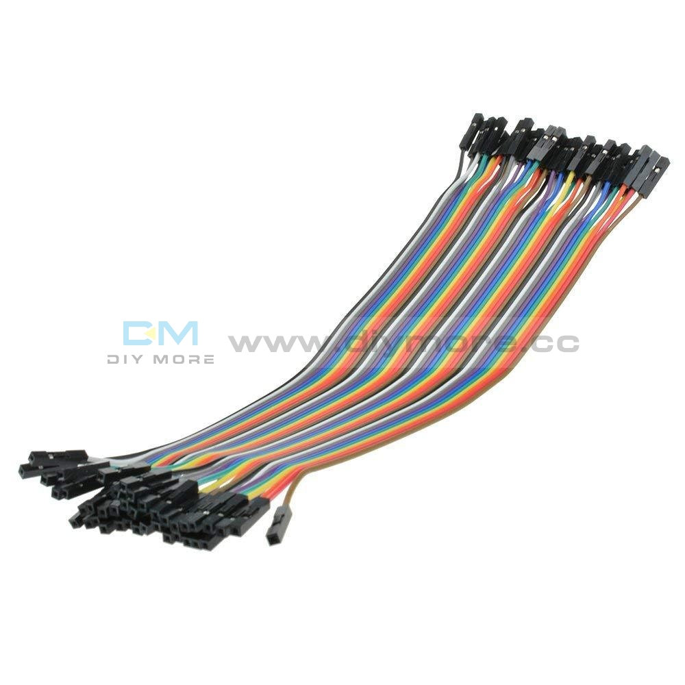 20Cm 40Pin Male To Male/ M-F/f-F Wire Jumper Breadboard Multicolored Dupont Ribbon Cables Kit For