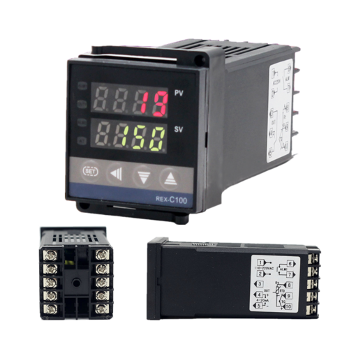 100-240V REX-C100 Temperature Controller  Thermocouple Output relay K Type input