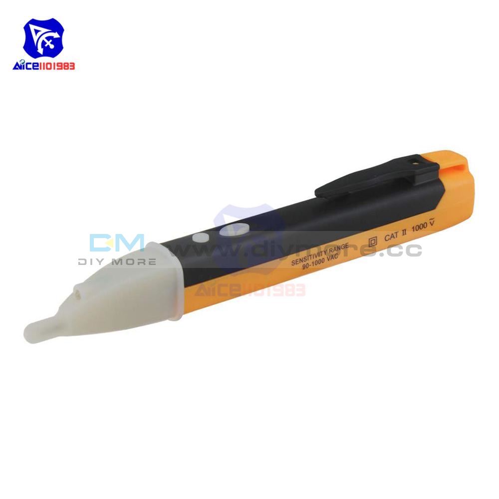 Diymore Ac Electric Test Pencil Voltage Power Detector Tester Non Contact Pen Stick 90 1000V Led