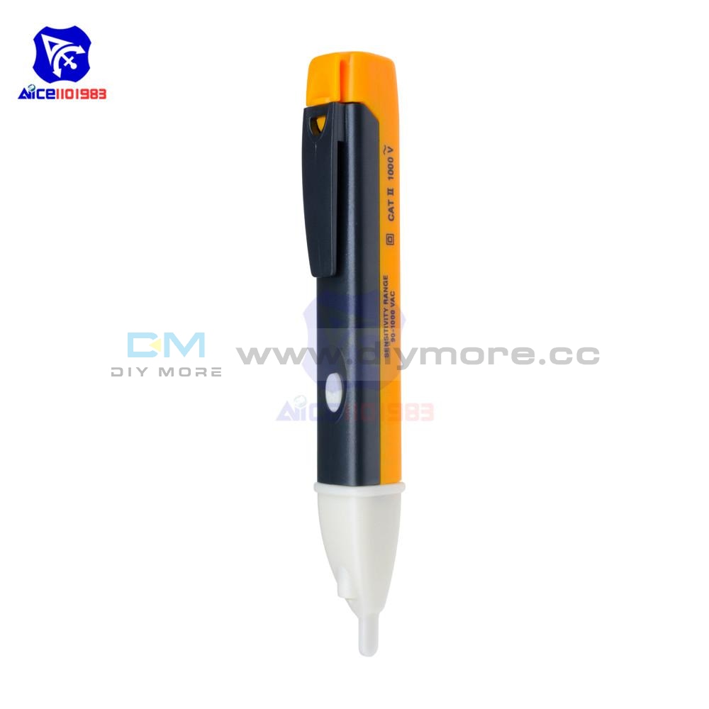 Diymore Ac Electric Test Pencil Voltage Power Detector Tester Non Contact Pen Stick 90 1000V Led